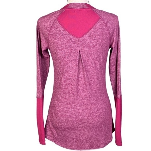 MARMOT “JAYLA” heather pink activewear long sleeve top, UPF 30. Size Small. EUC - Picture 6 of 12